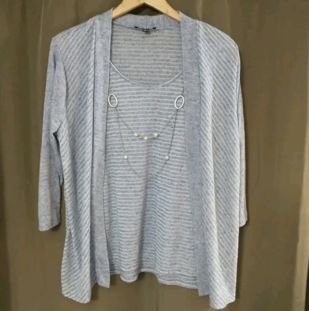 Element Blouse with necklace Size Large